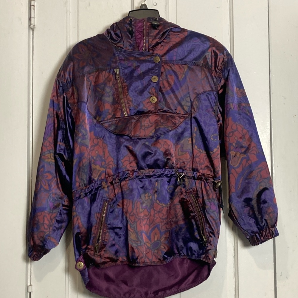 Vitg 90s Obermeyer Women’s Renaissance Purple Ski  Shell Jacket Size 10 EUC